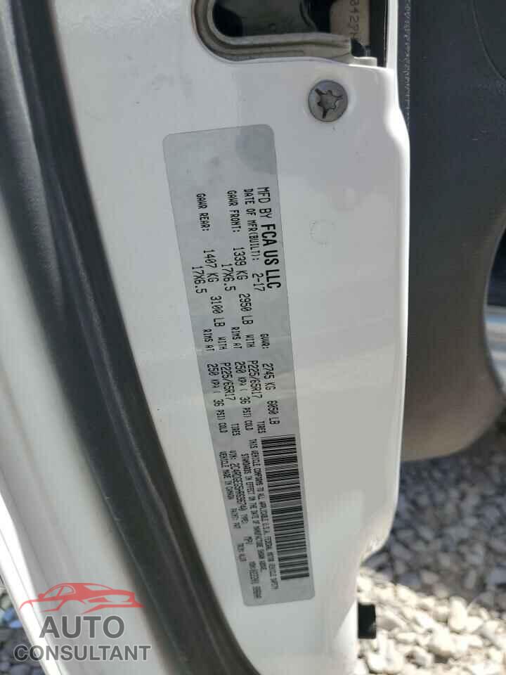 DODGE CARAVAN 2017 - 2C4RDGEG5HR696740