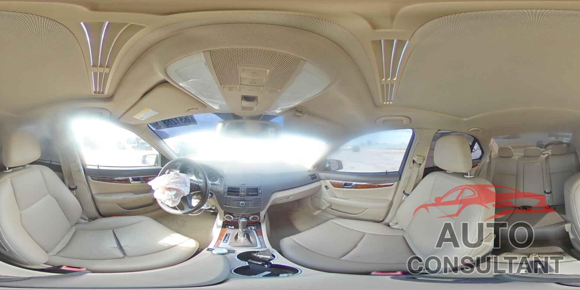 MERCEDES-BENZ C-CLASS 2010 - WDDGF5EB7AR088729