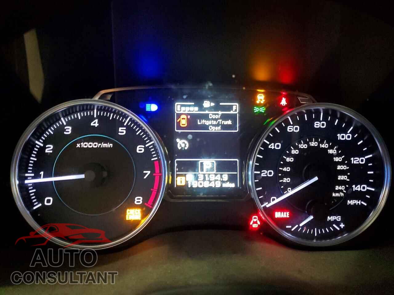 SUBARU XV 2015 - JF2GPAMC3F8212925