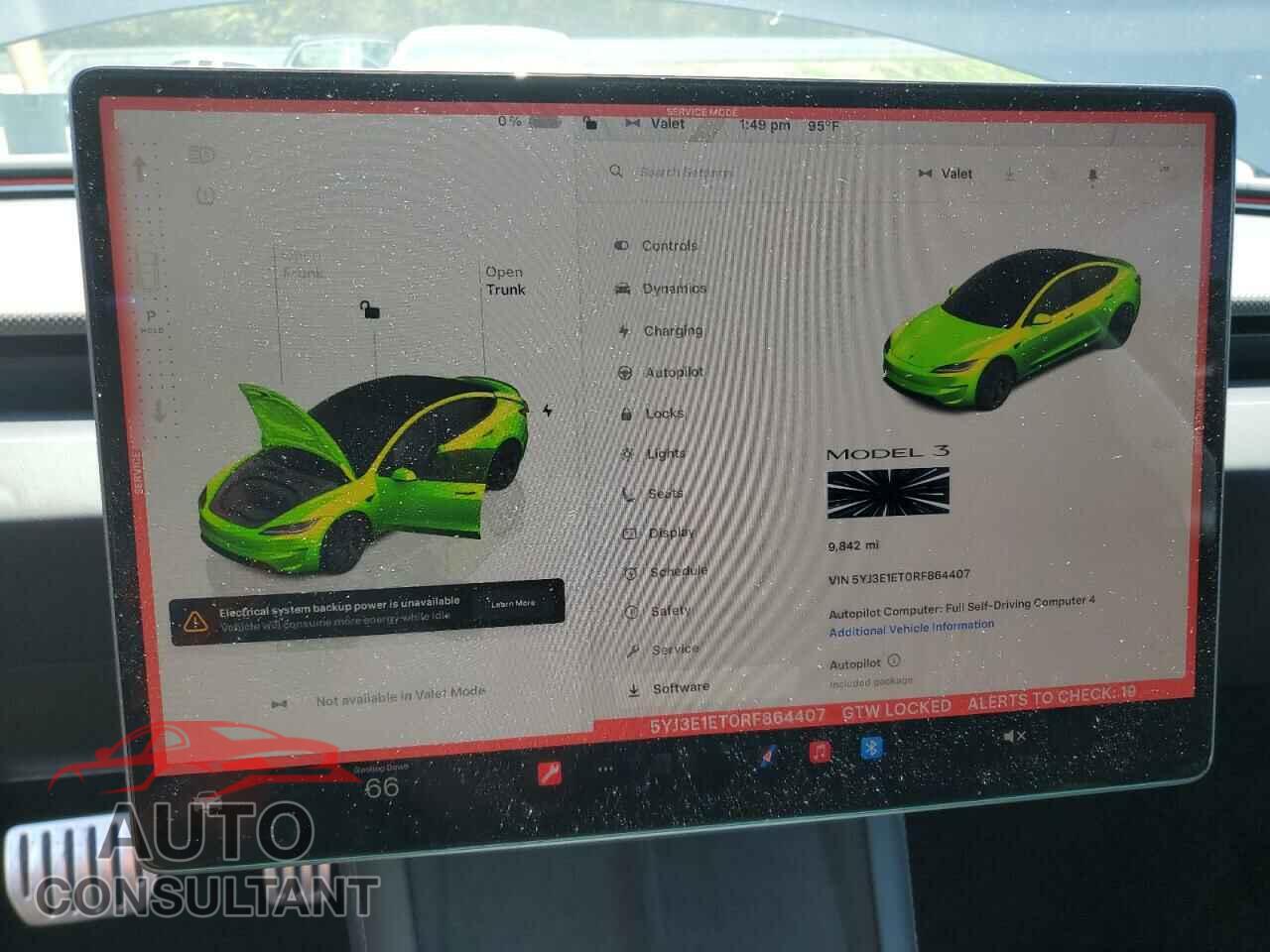 TESLA MODEL 3 2024 - 5YJ3E1ET0RF864407