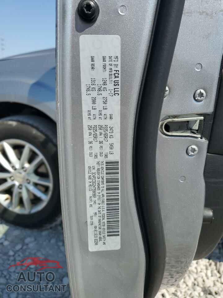 DODGE JOURNEY 2017 - 3C4PDCBG2HT590960