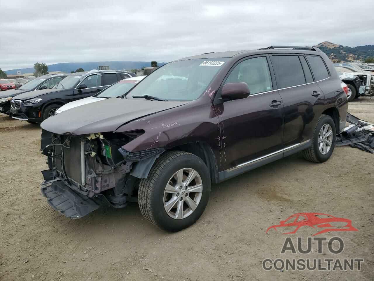 TOYOTA HIGHLANDER 2011 - 5TDZK3EH4BS026926