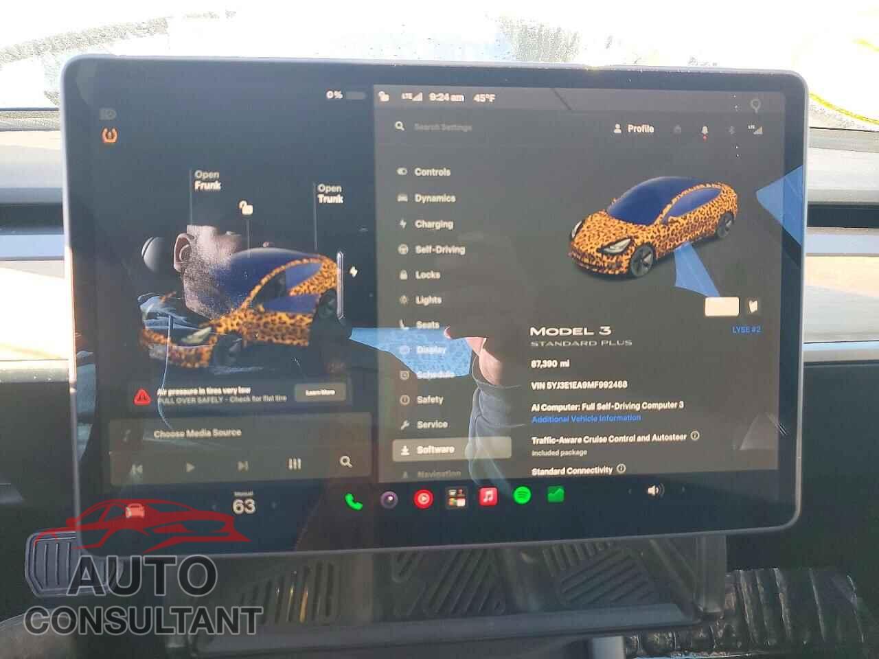 TESLA MODEL 3 2021 - 5YJ3E1EA9MF992488