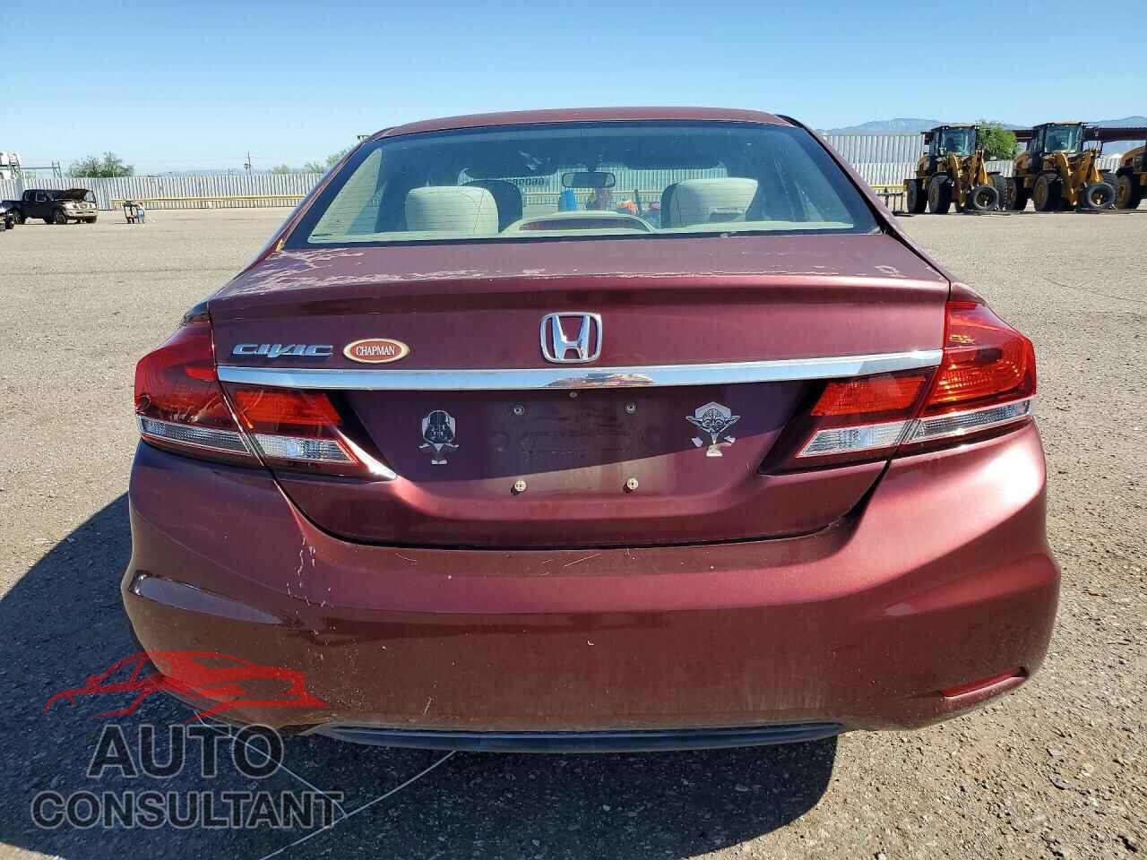HONDA CIVIC 2013 - 2HGFB2F52DH578588