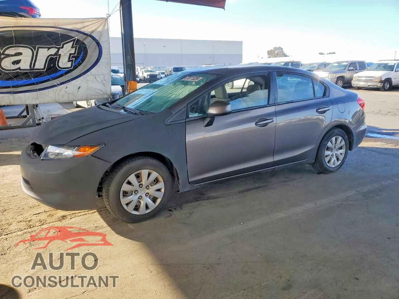 HONDA CIVIC 2012 - 19XFB2F55CE316802