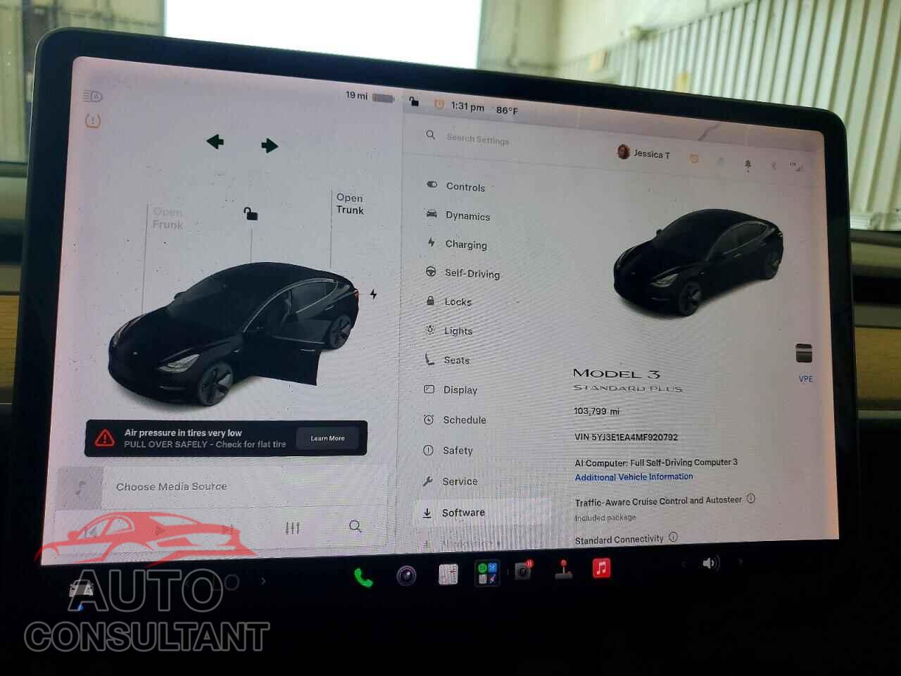 TESLA MODEL 3 2021 - 5YJ3E1EA4MF920792