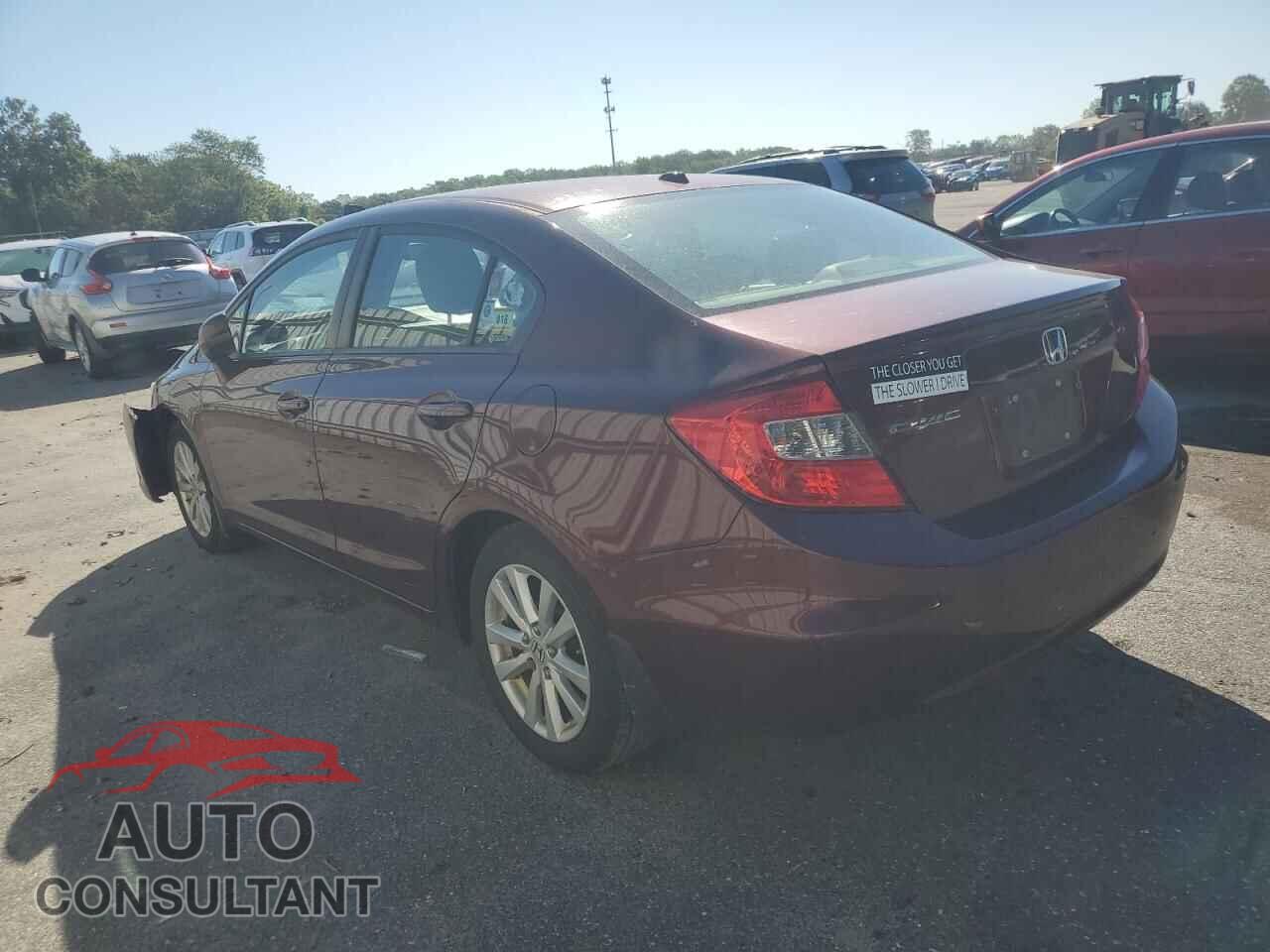 HONDA CIVIC 2012 - 19XFB2F94CE327339