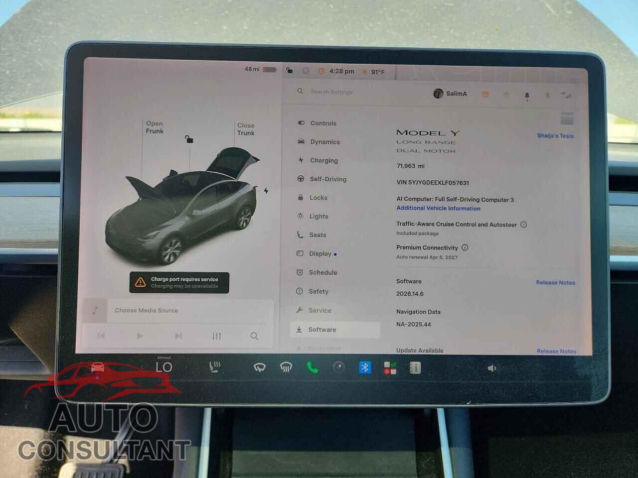TESLA MODEL Y 2020 - 5YJYGDEEXLF057631