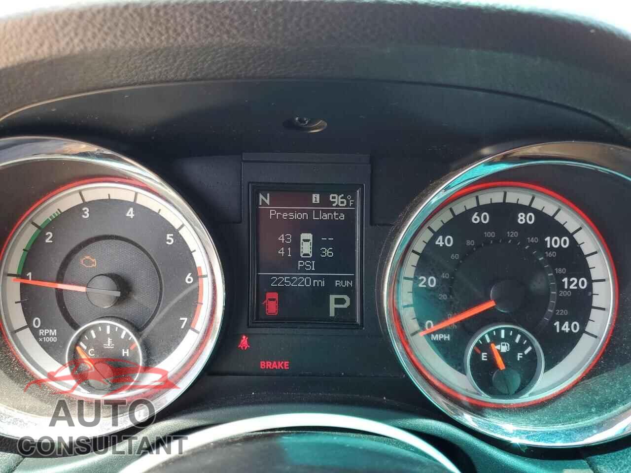 DODGE DURANGO 2012 - 1C4SDJET2CC286216