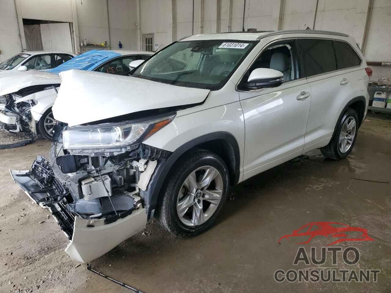 TOYOTA HIGHLANDER 2018 - 5TDYZRFHXJS241587