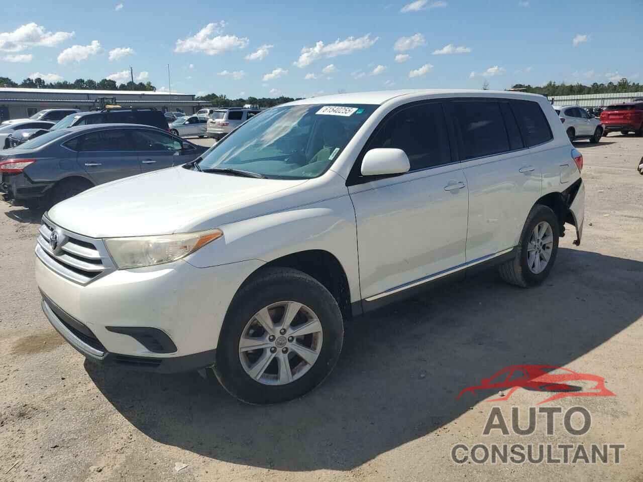 TOYOTA HIGHLANDER 2012 - 5TDZA3EH3CS028686