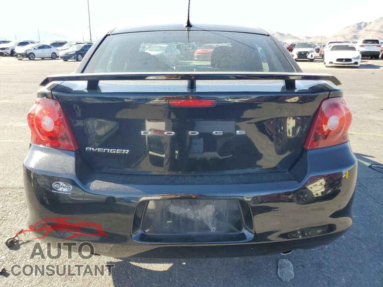 DODGE AVENGER 2012 - 1C3CDZEG6CN126452