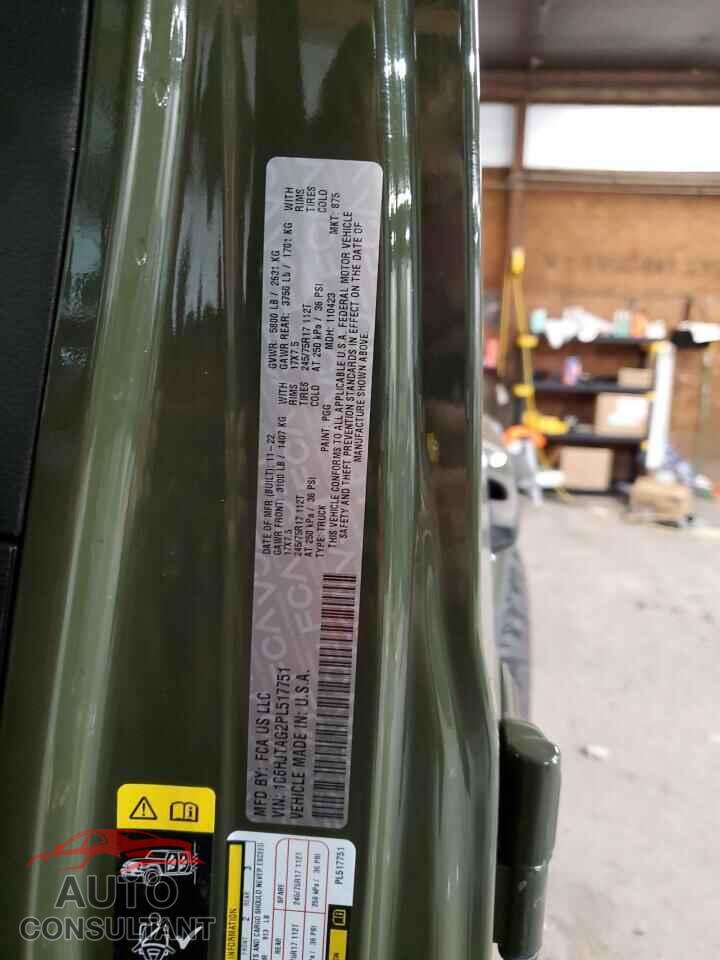 JEEP GLADIATOR 2023 - 1C6HJTAG2PL517751