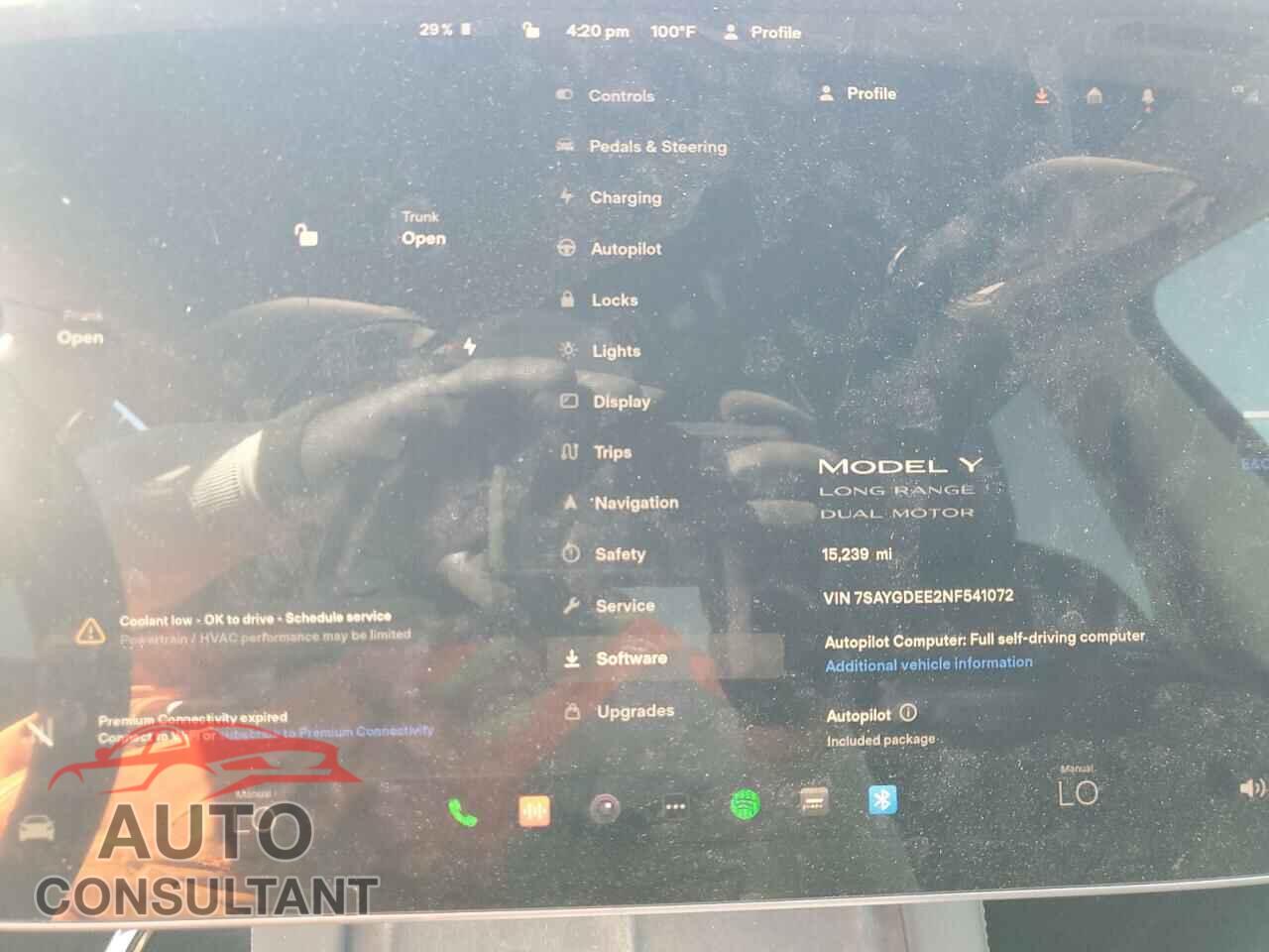 TESLA MODEL Y 2022 - 7SAYGDEE2NF541072