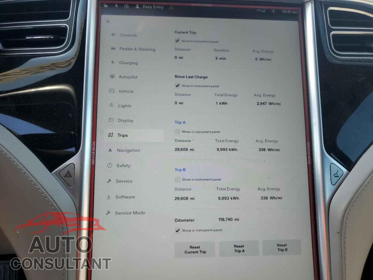 TESLA MODEL S 2015 - 5YJSA1E22FF111973