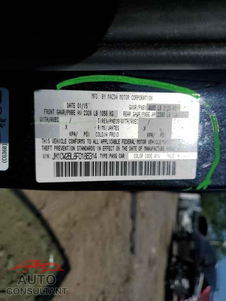MAZDA 5 2015 - JM1CW2BL8F0186314