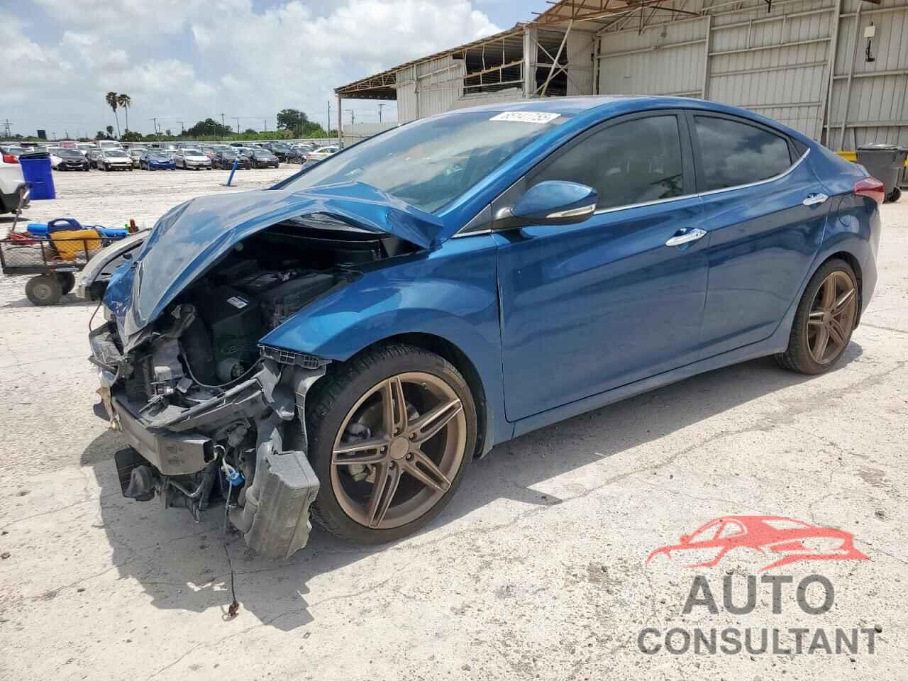 HYUNDAI ELANTRA 2014 - KMHDH4AE1EU187210