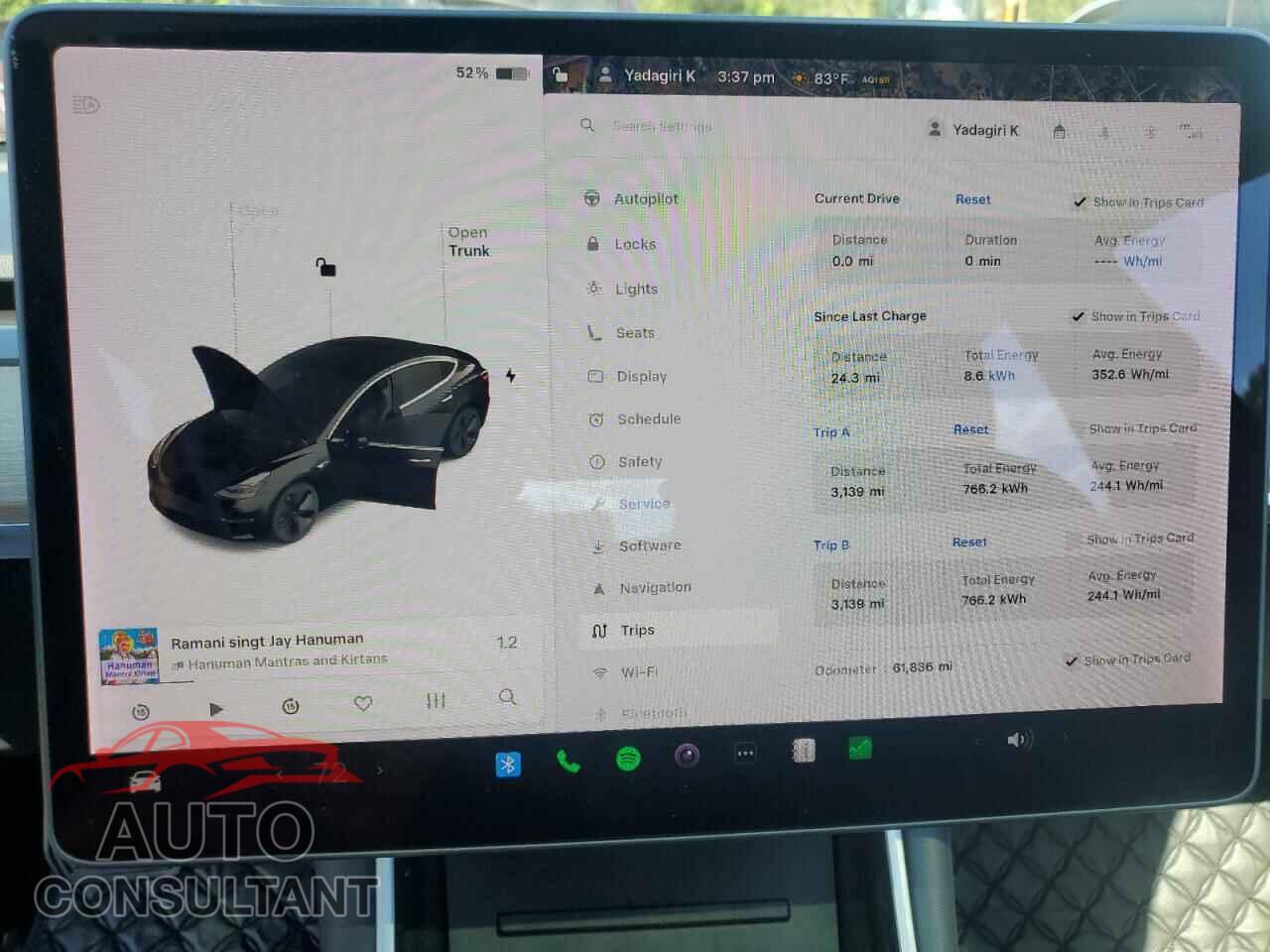 TESLA MODEL 3 2020 - 5YJ3E1EA0LF427643