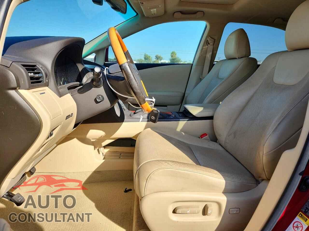 LEXUS RX350 2012 - 2T2BK1BA1CC122001