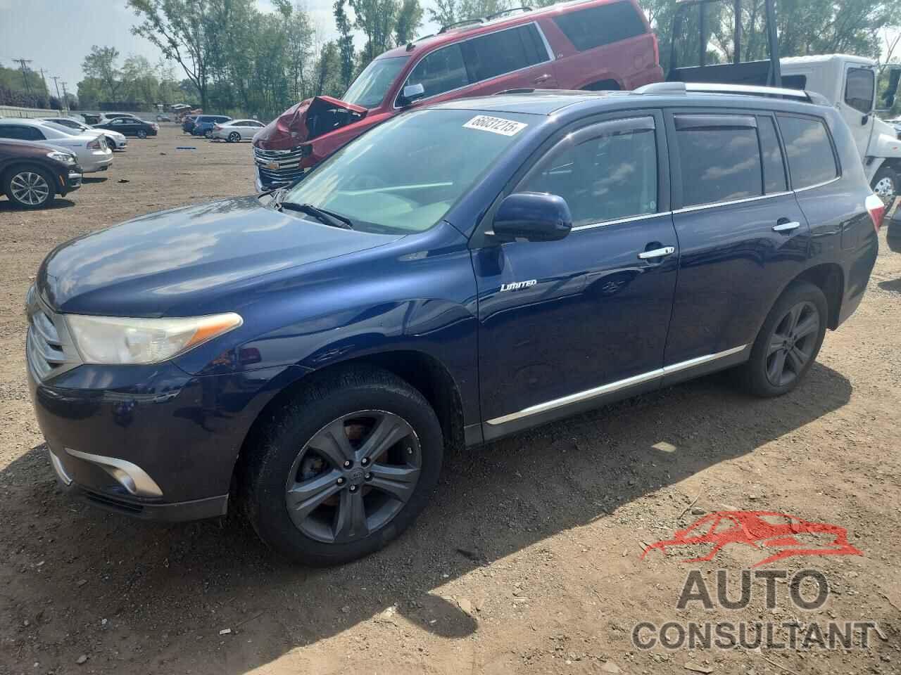 TOYOTA HIGHLANDER 2012 - 5TDDK3EH0CS103903