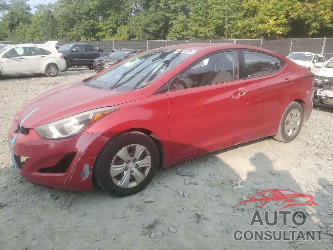 HYUNDAI ELANTRA 2016 - KMHDH4AE4GU525587