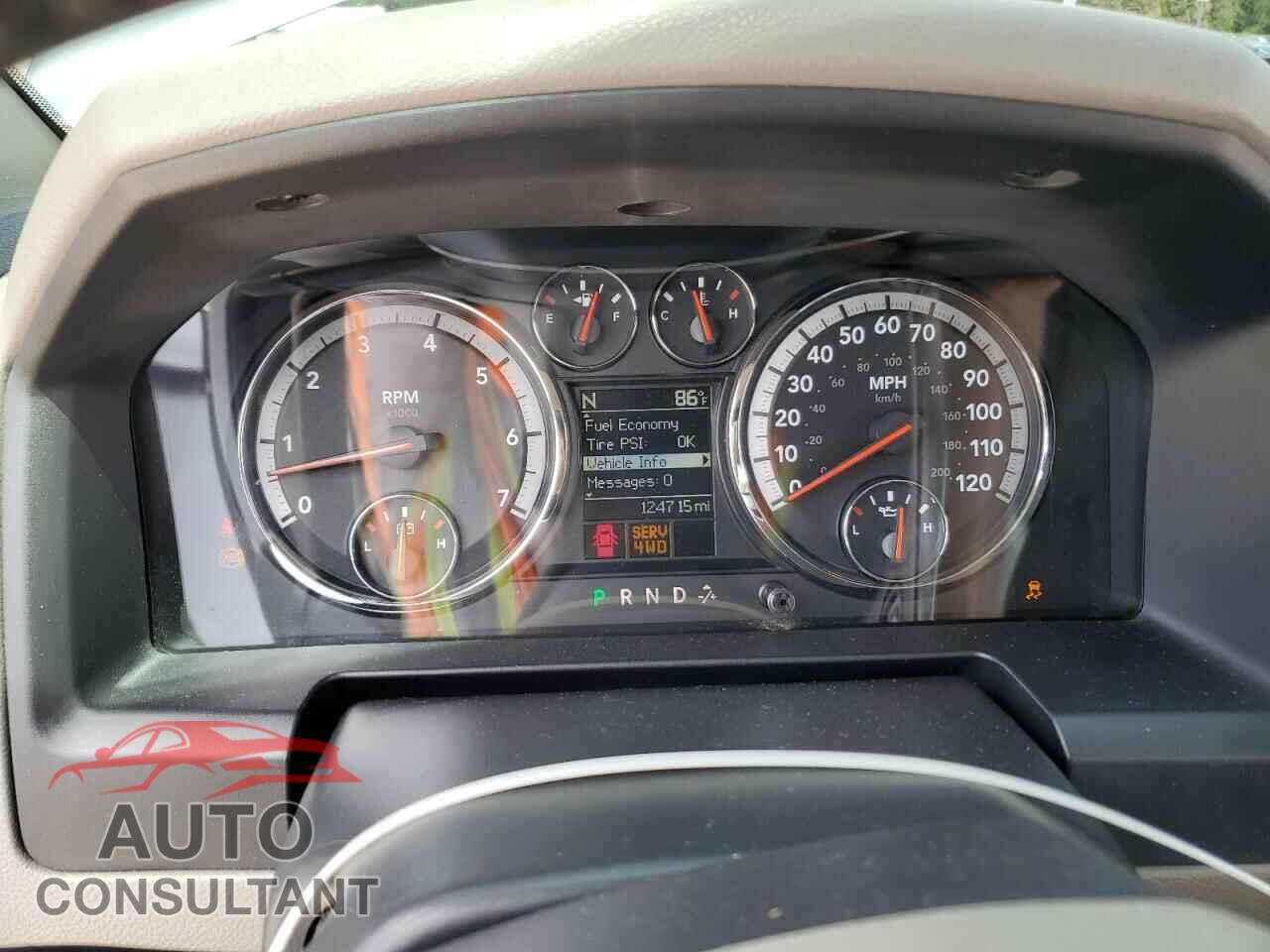 DODGE RAM 1500 2012 - 1C6RD7GT7CS124710