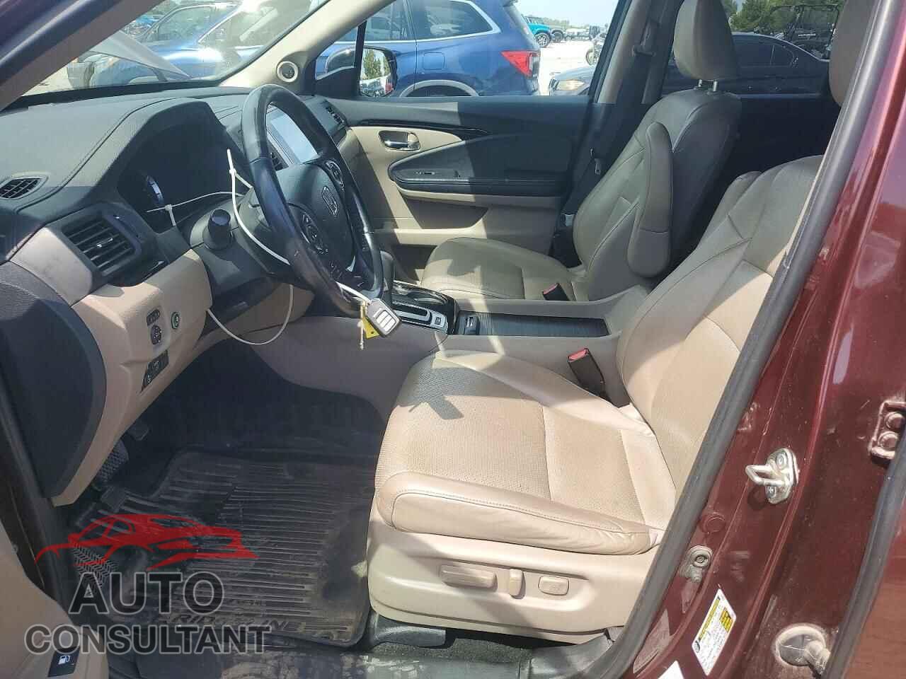 HONDA RIDGELINE 2017 - 5FPYK3F72HB031385