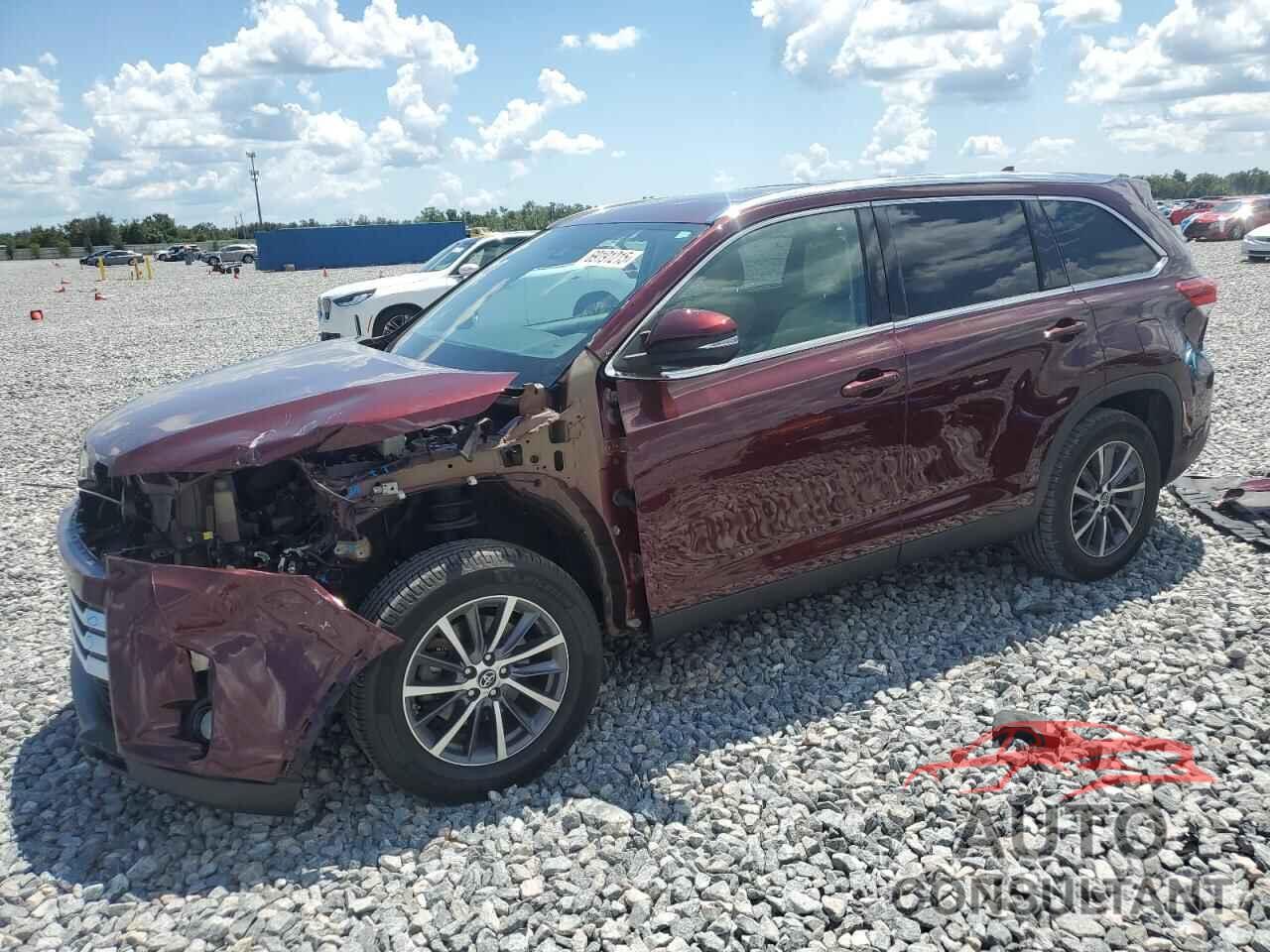 TOYOTA HIGHLANDER 2019 - 5TDKZRFH7KS346398