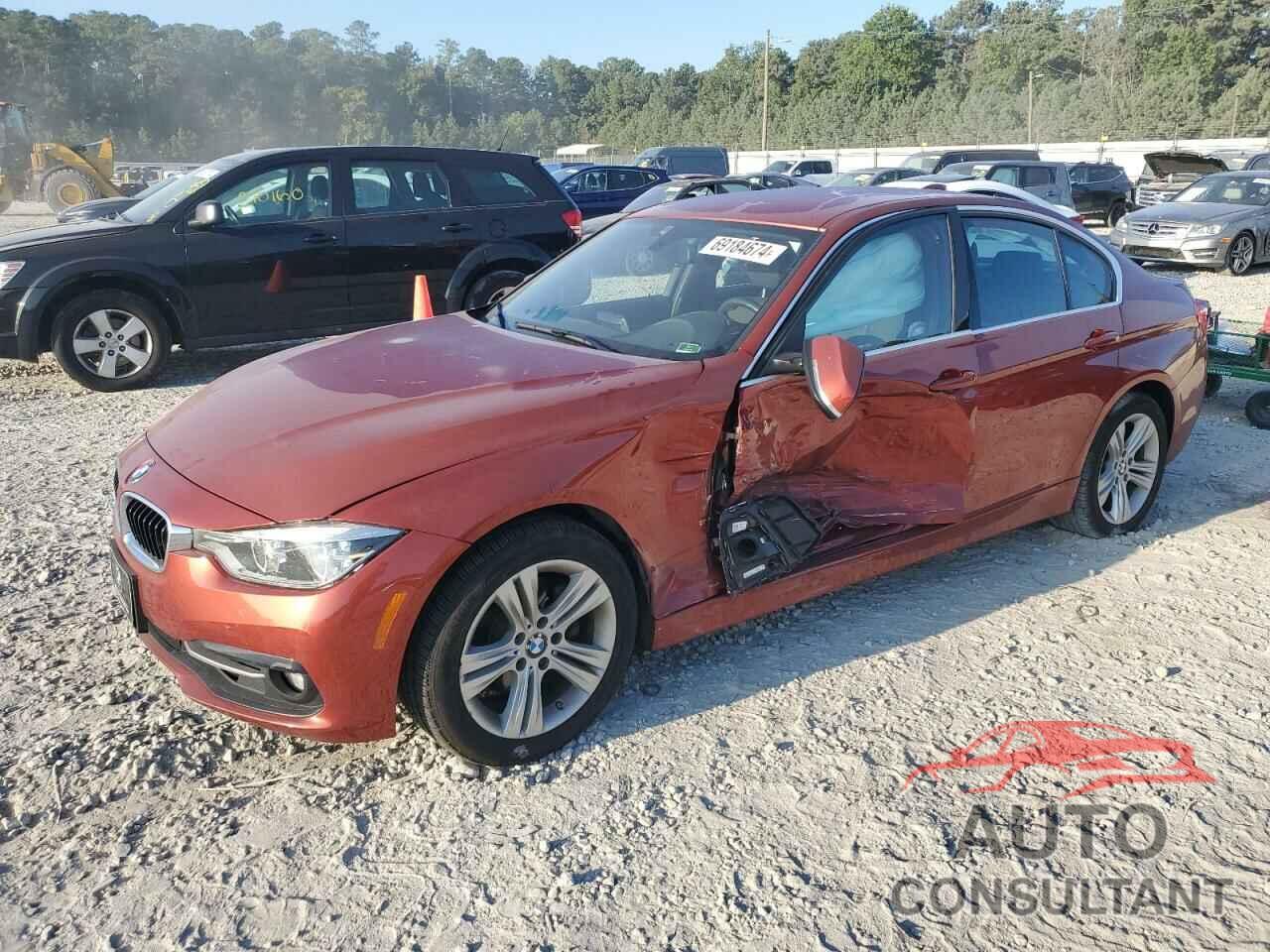 BMW 3 SERIES 2018 - WBA8B9G54JNV00134