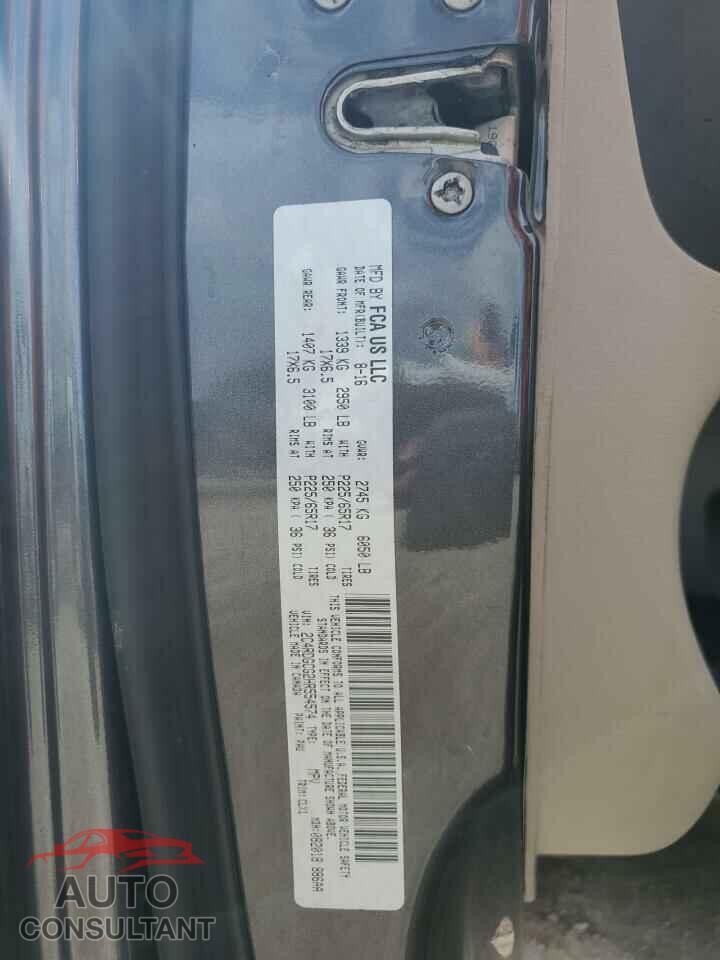 DODGE CARAVAN 2017 - 2C4RDGCG2HR554574