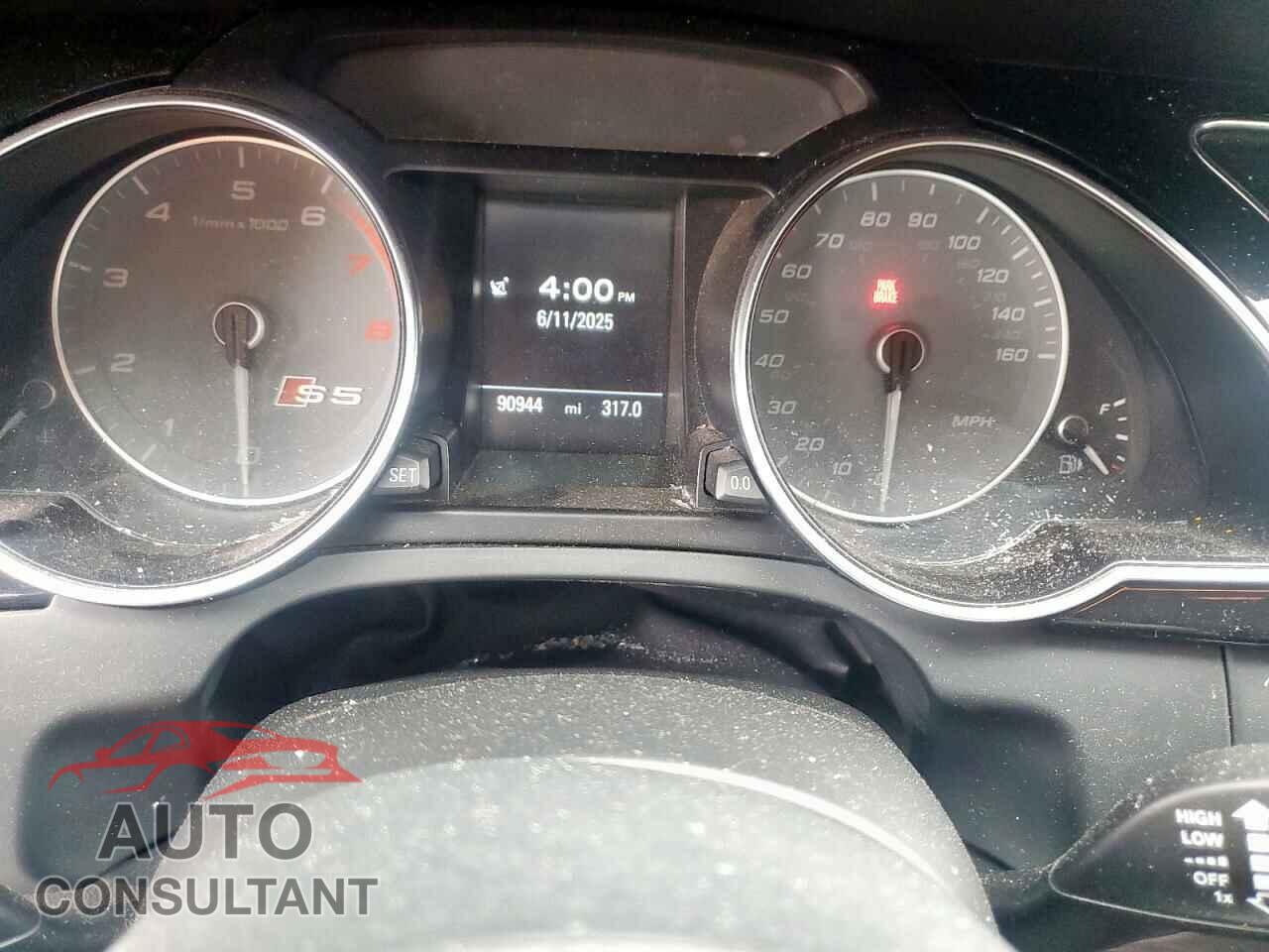 AUDI S5/RS5 2014 - WAUCGAFR8EA009161