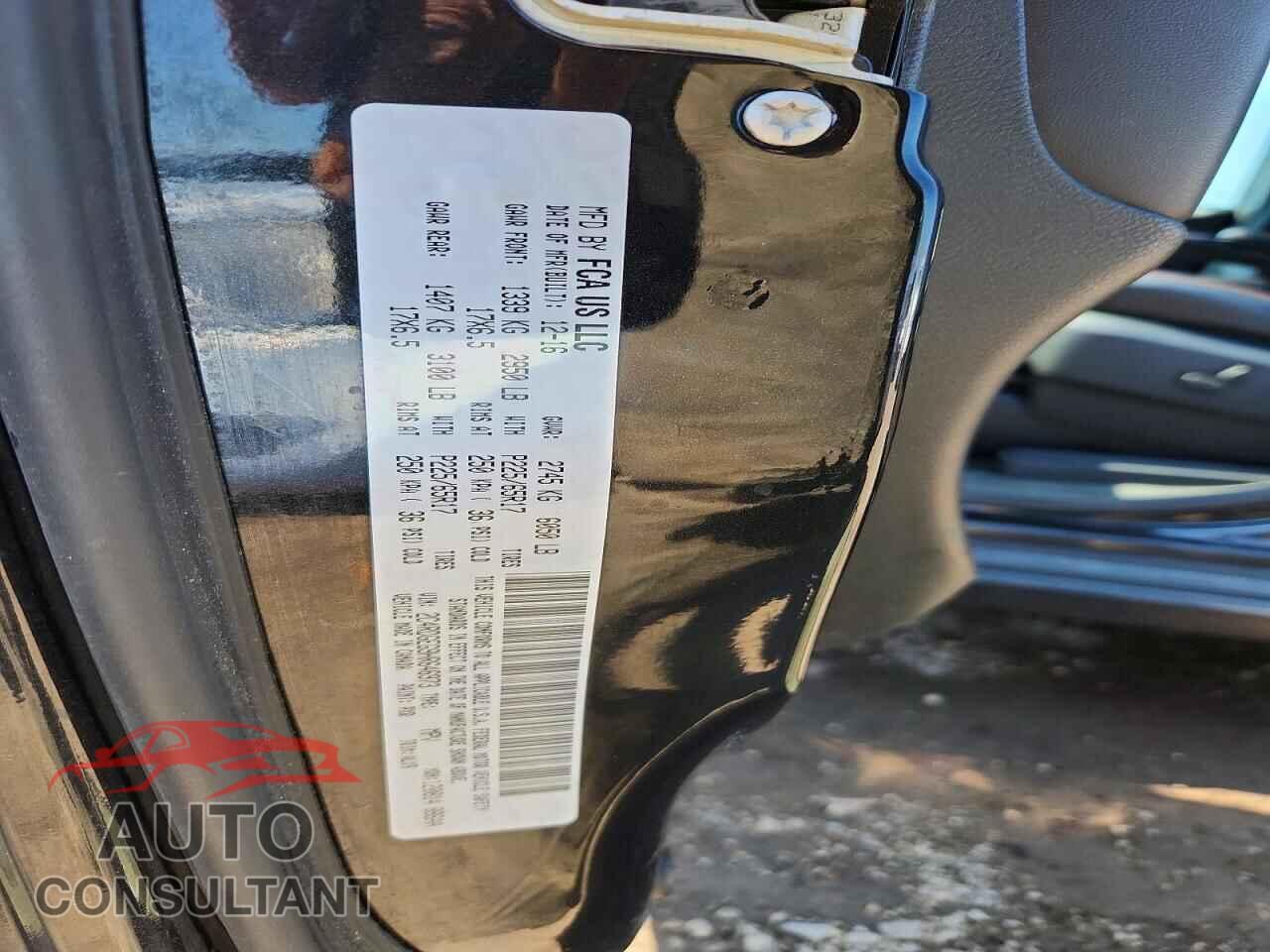 DODGE CARAVAN 2017 - 2C4RDGEG9HR646973