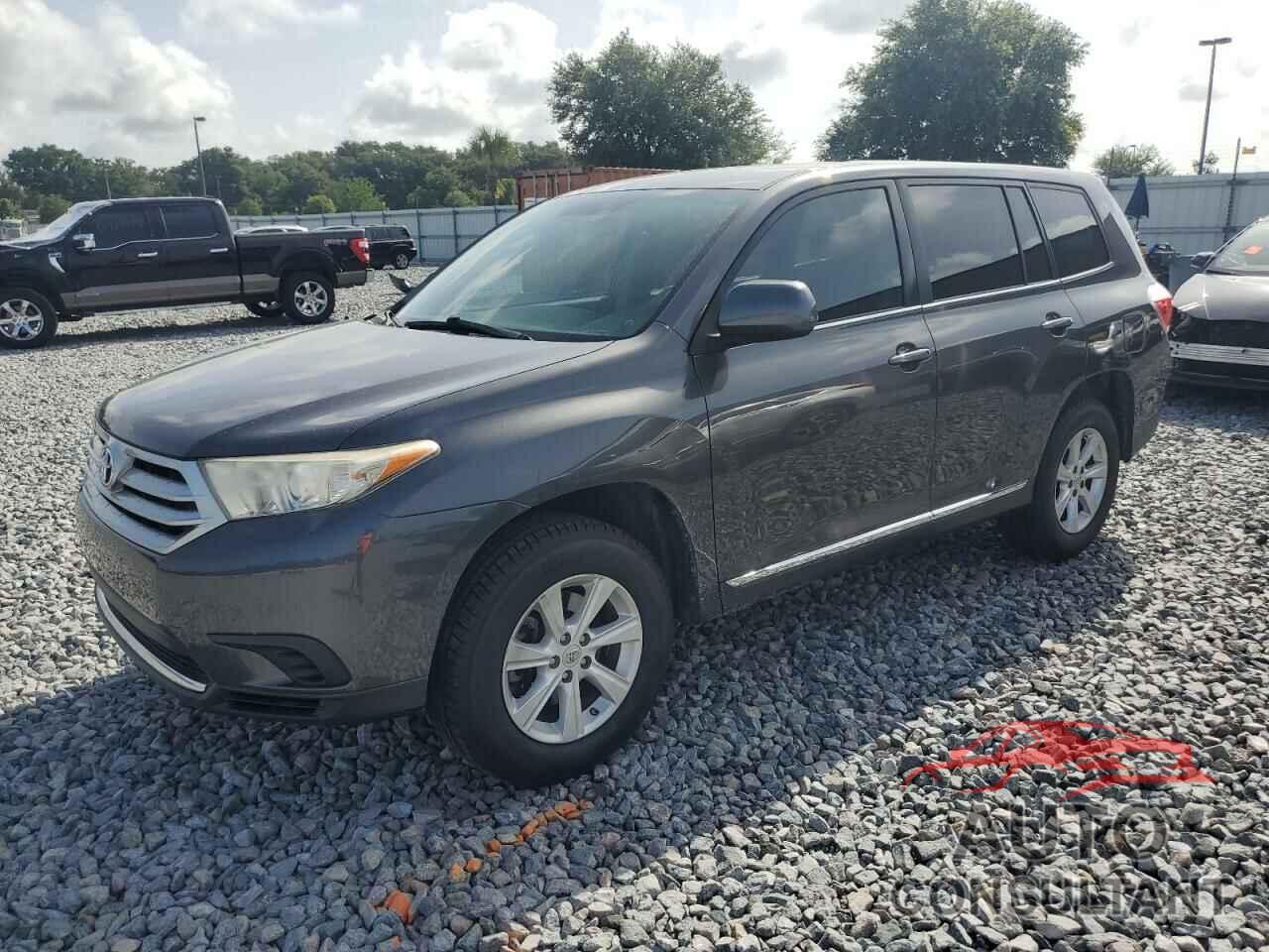 TOYOTA HIGHLANDER 2012 - 5TDZA3EH7CS019991