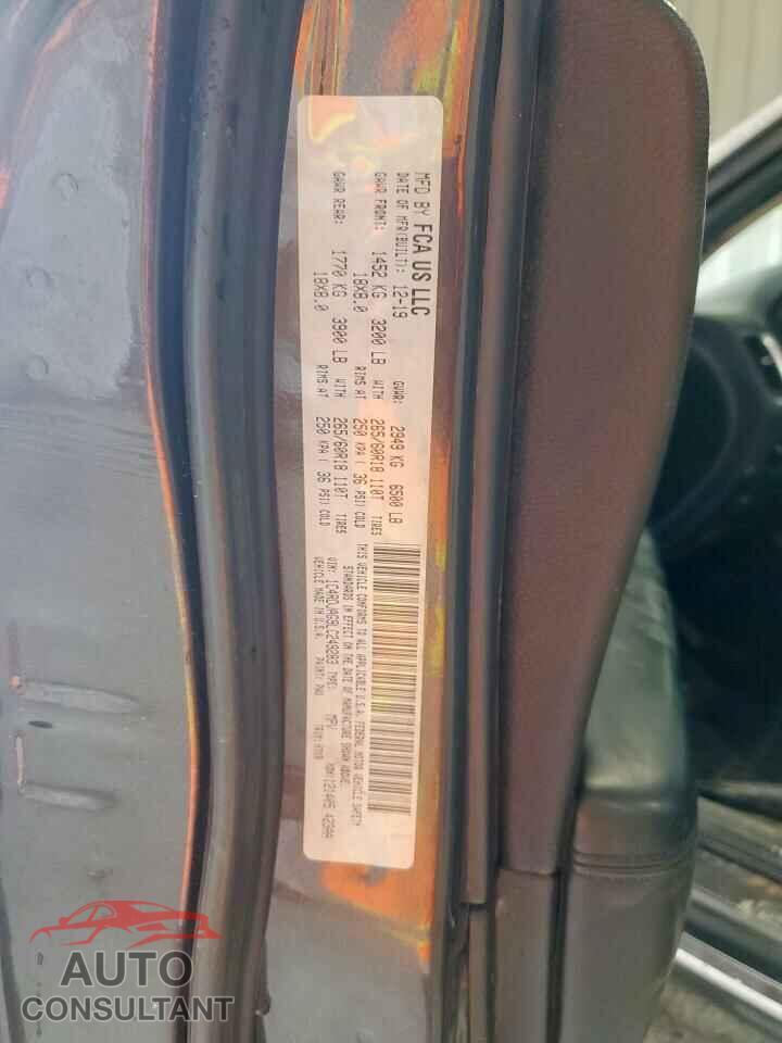 DODGE DURANGO 2020 - 1C4RDJAG9LC249283