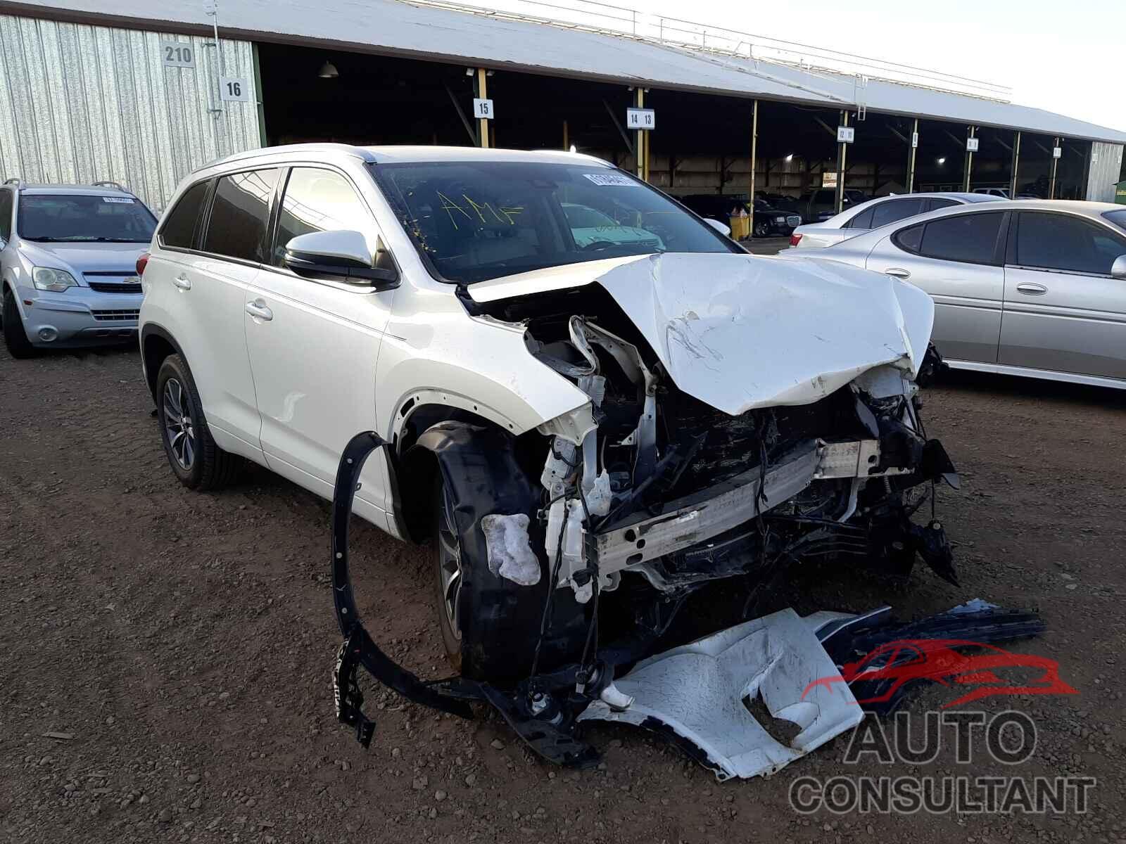 TOYOTA HIGHLANDER 2017 - 5TDKZRFH5HS518811