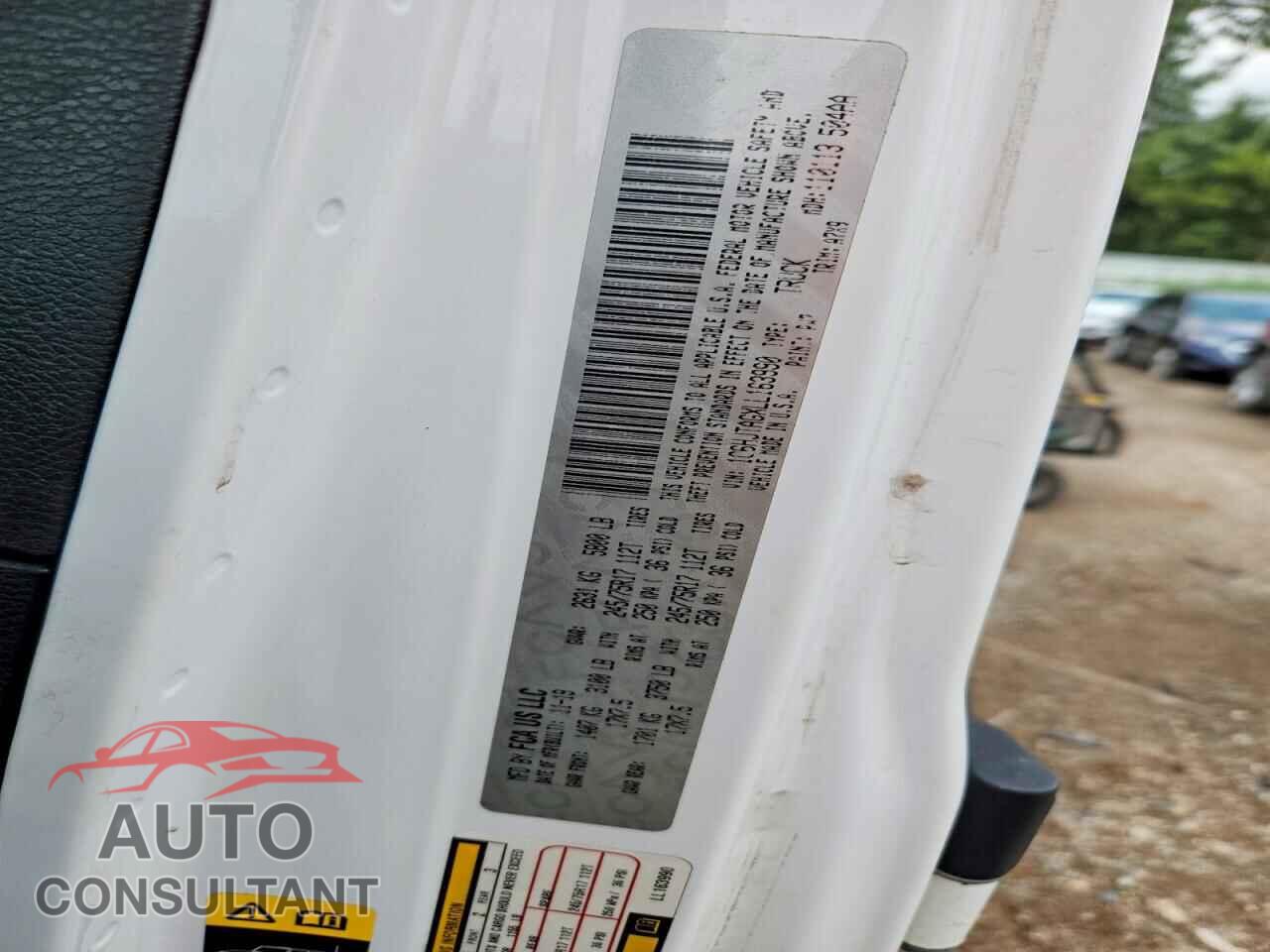 JEEP GLADIATOR 2020 - 1C6HJTAGXLL163990