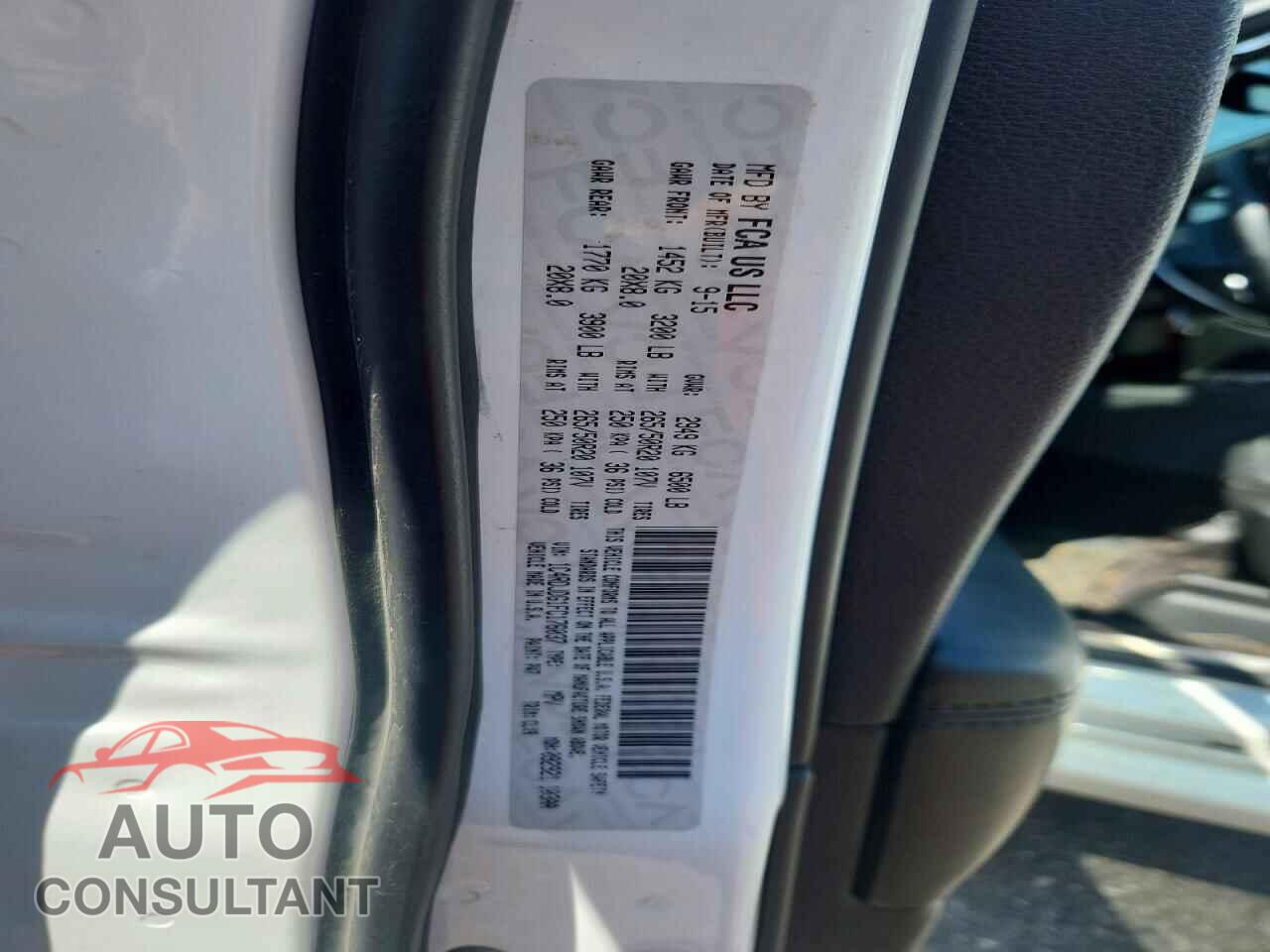 DODGE DURANGO 2015 - 1C4RDJDG1FC176037