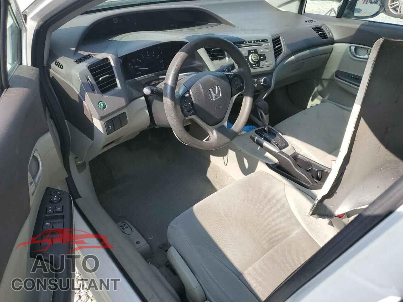 HONDA CIVIC 2012 - 19XFB2F58CE090920