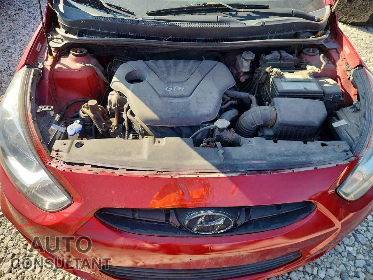 HYUNDAI ACCENT 2012 - KMHCU4AE2CU241036
