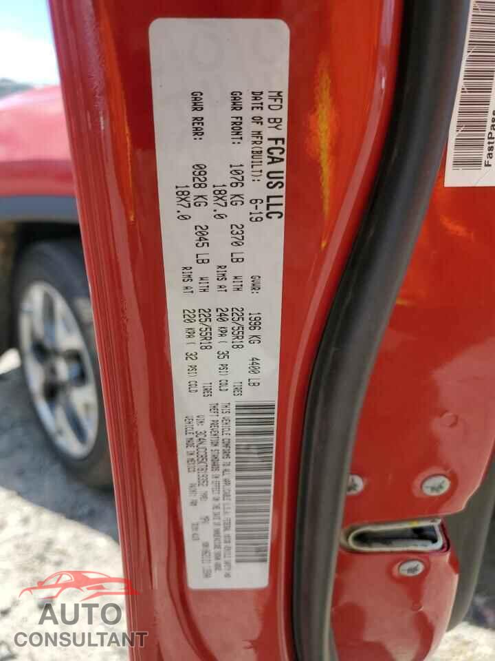 JEEP COMPASS 2019 - 3C4NJCCB5KT819352