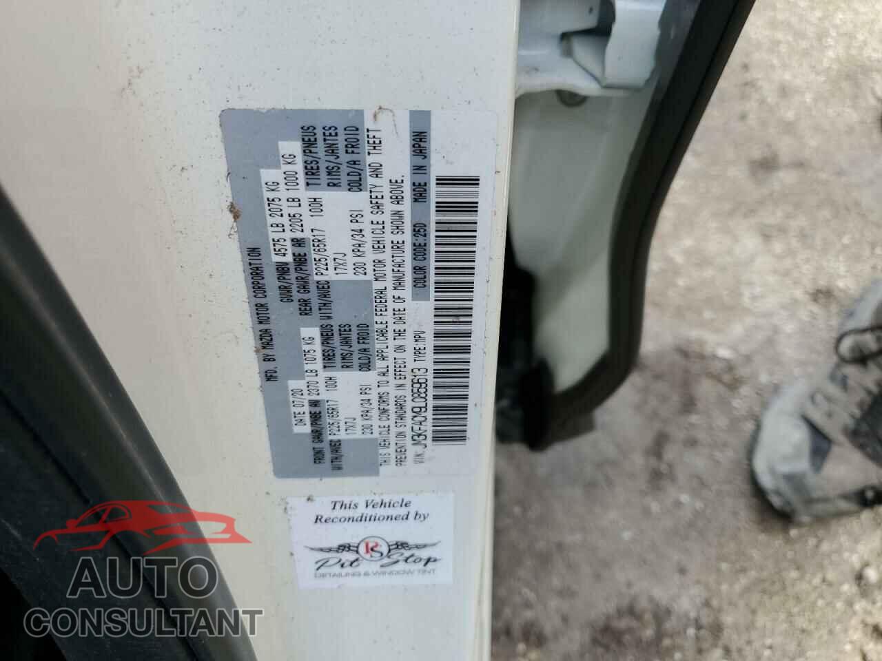 MAZDA CX-5 2020 - JM3KFACM9L0859613
