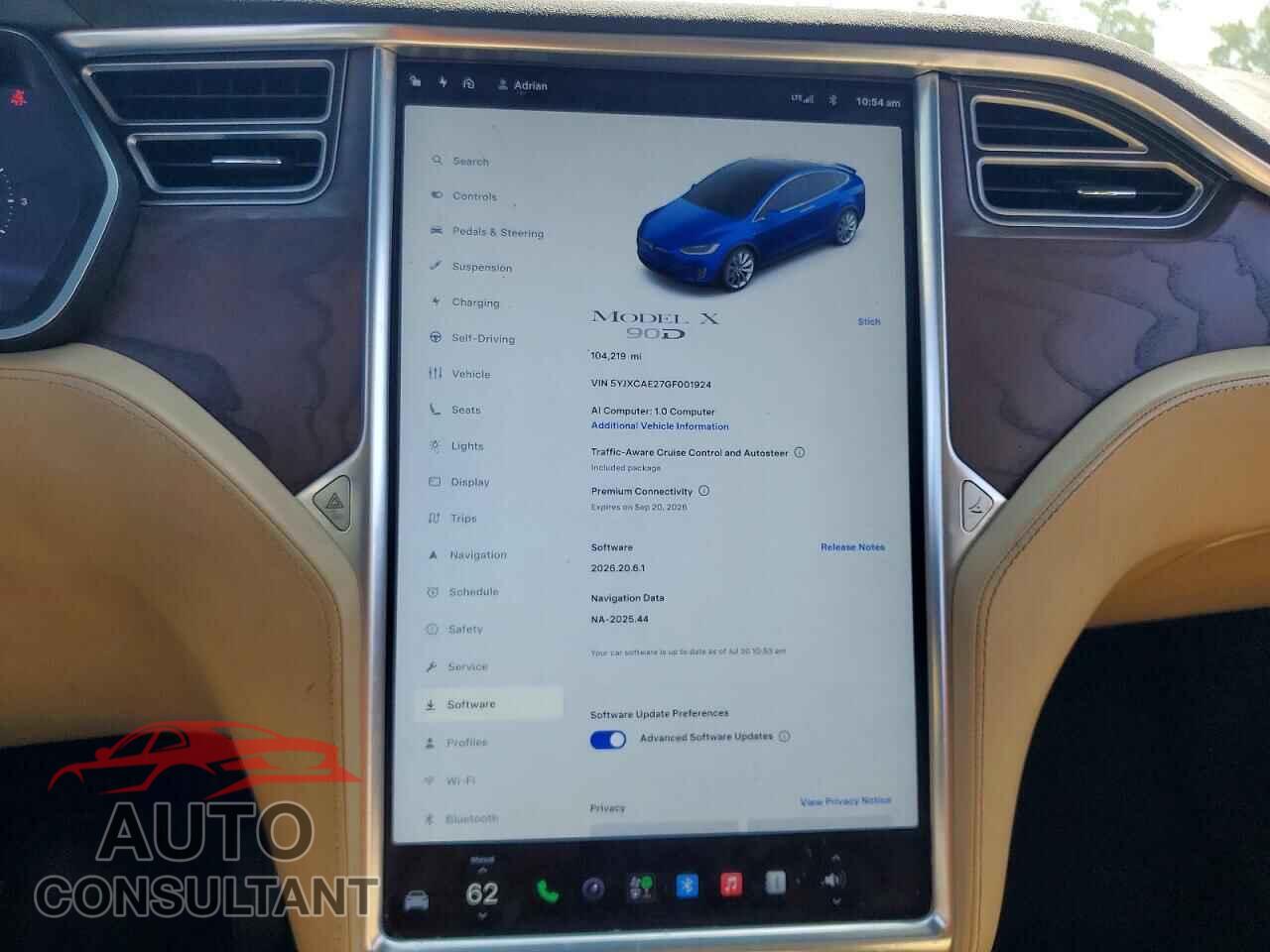 TESLA MODEL X 2016 - 5YJXCAE27GF001924