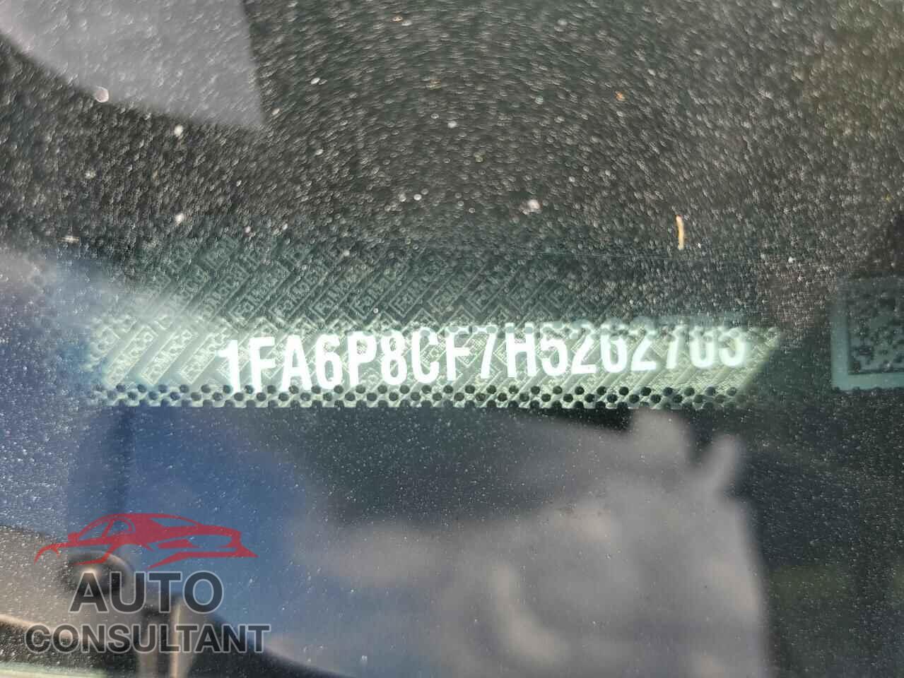 FORD MUSTANG 2017 - 1FA6P8CF7H5262705