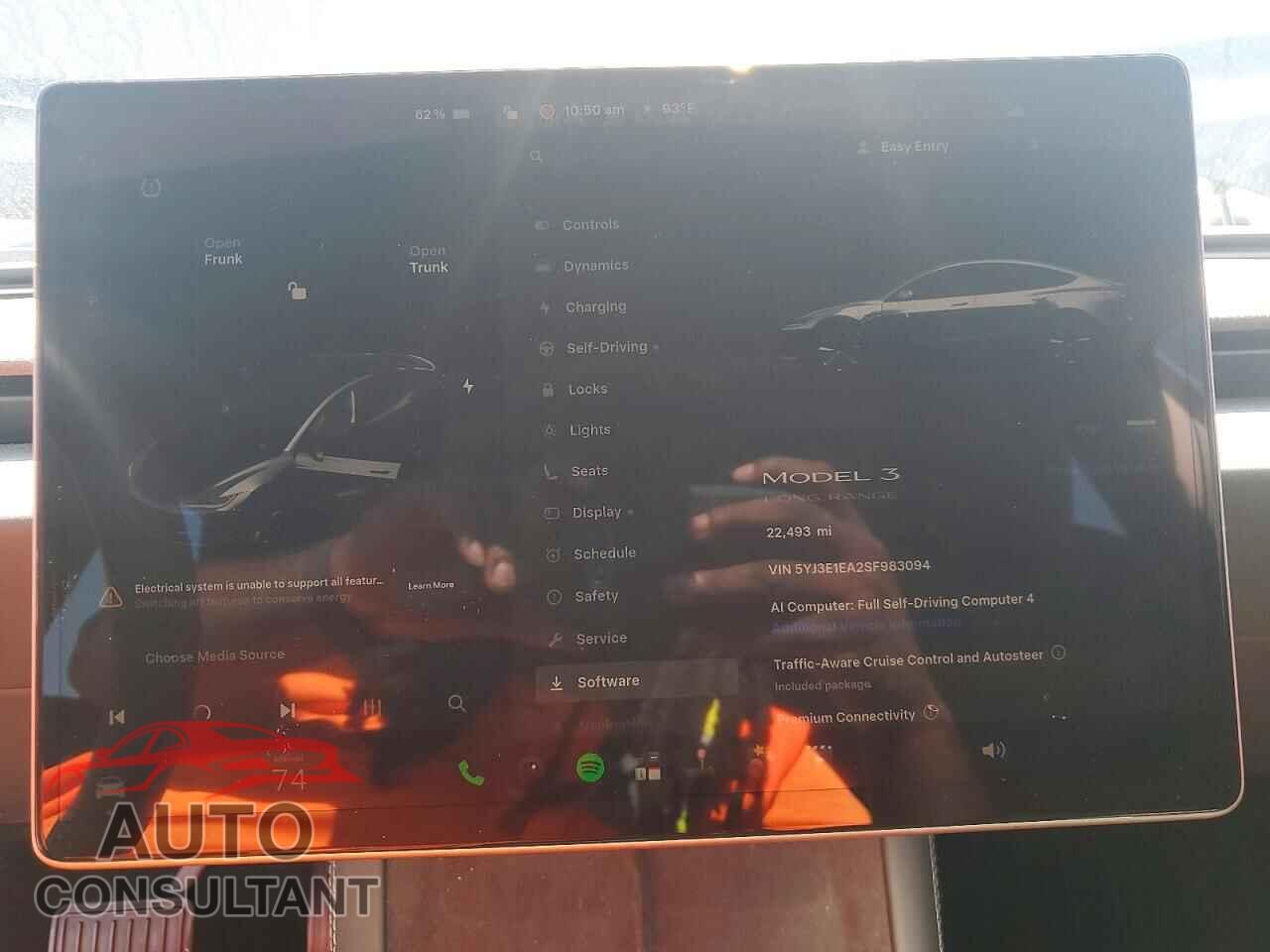 TESLA MODEL 3 2025 - 5YJ3E1EA2SF983094