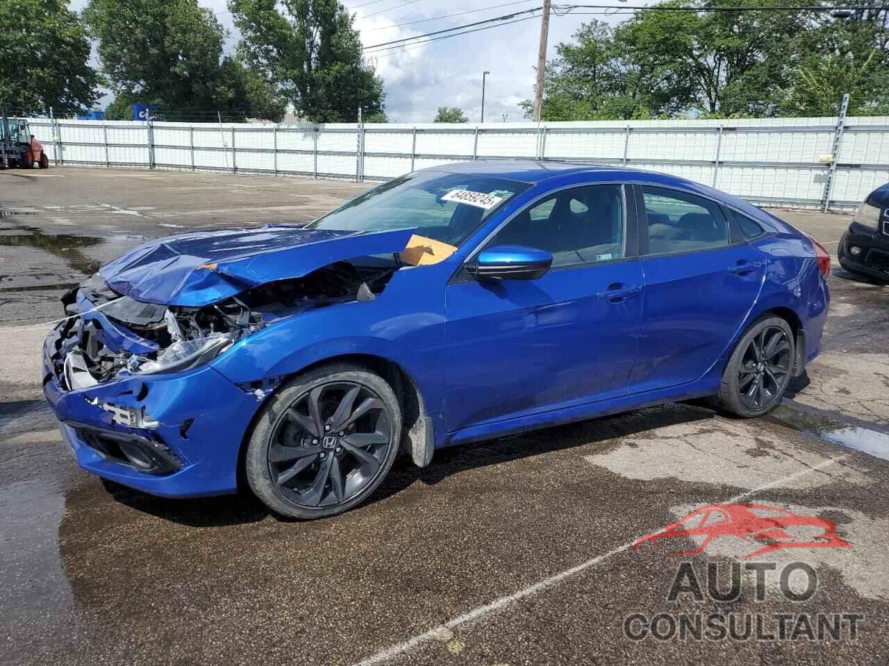 HONDA CIVIC 2019 - 2HGFC2F80KH558277