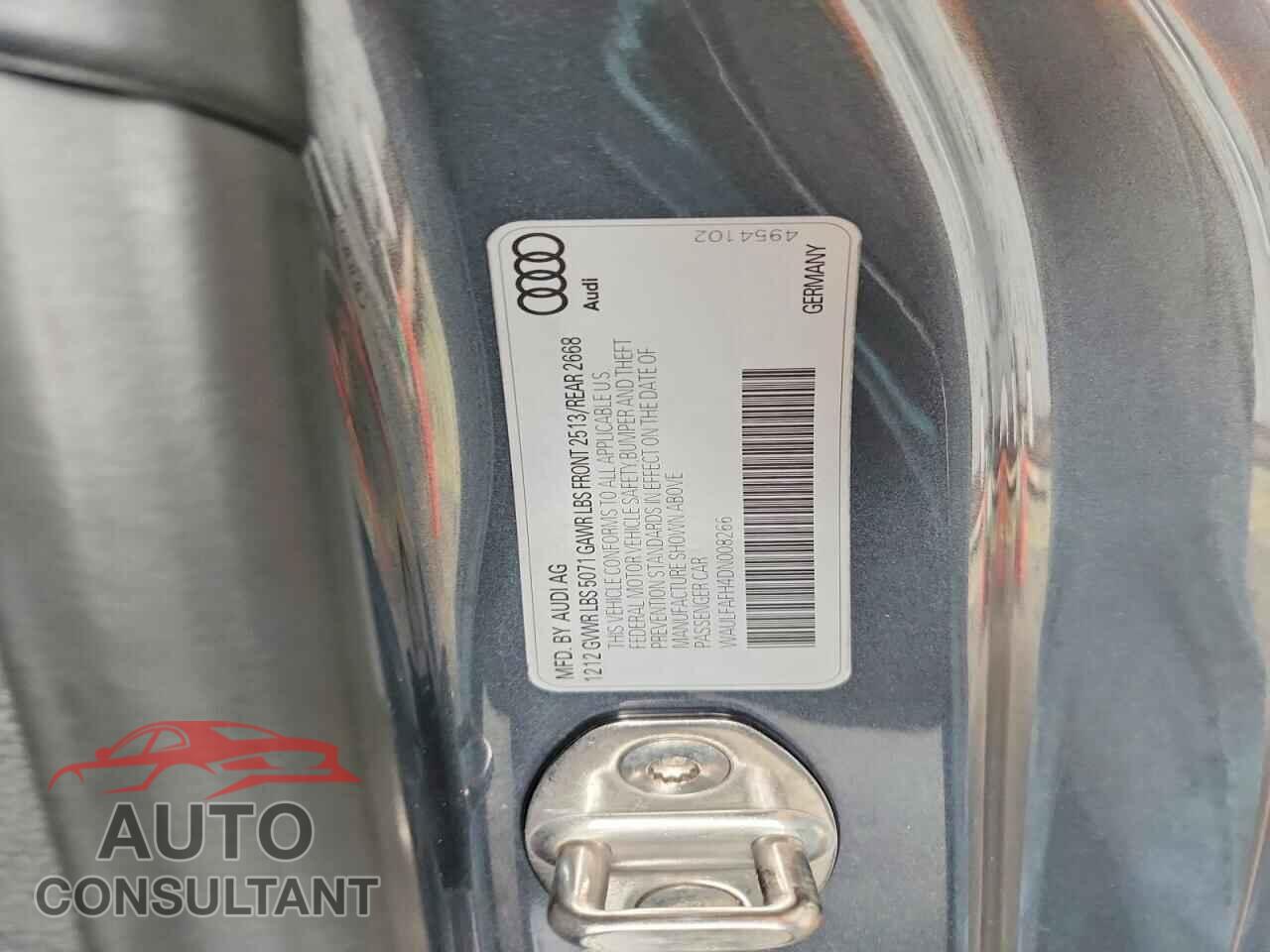AUDI A5 2013 - WAULFAFH4DN008266
