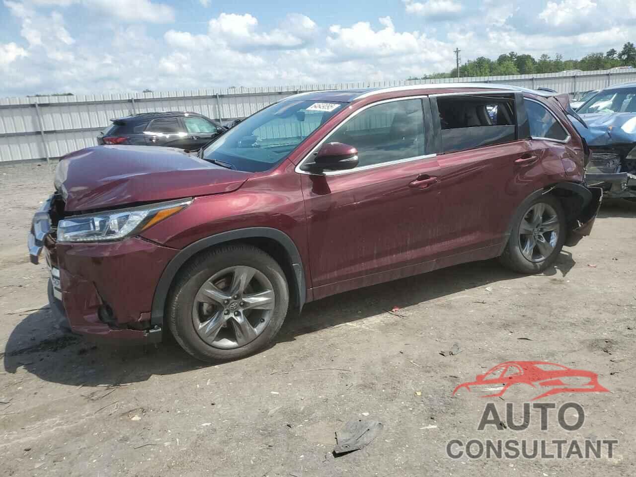 TOYOTA HIGHLANDER 2017 - 5TDDZRFH4HS457749