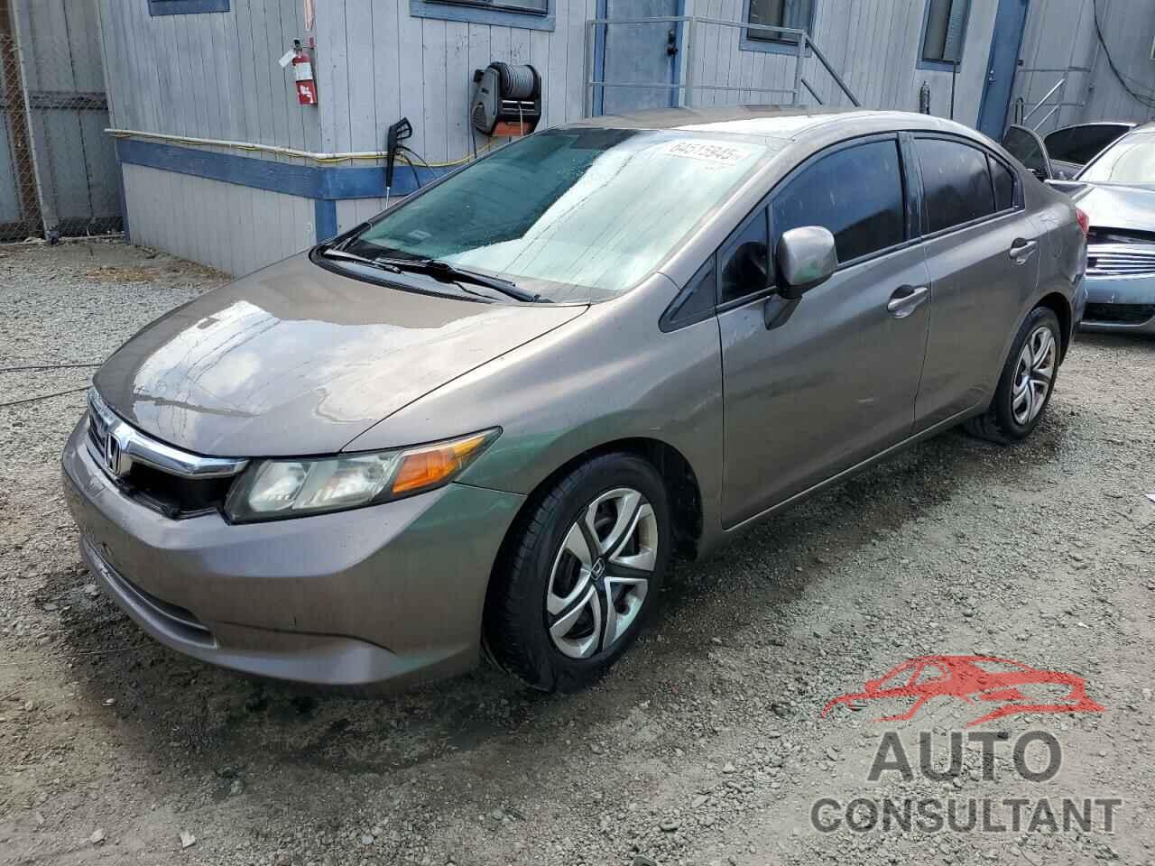HONDA CIVIC 2012 - 19XFB2F52CE356321