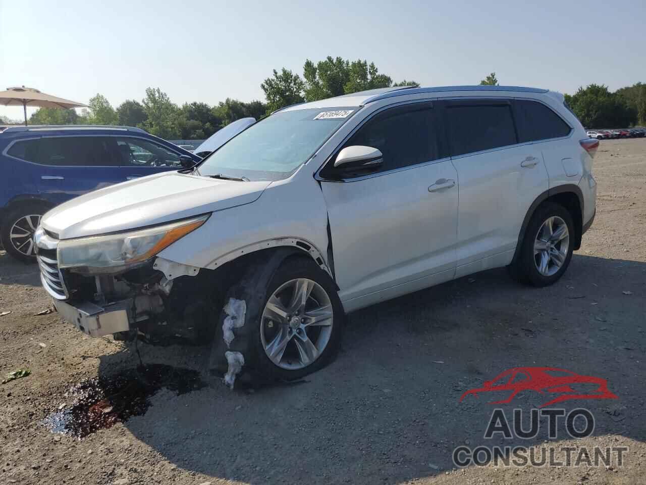TOYOTA HIGHLANDER 2015 - 5TDDKRFH5FS198965