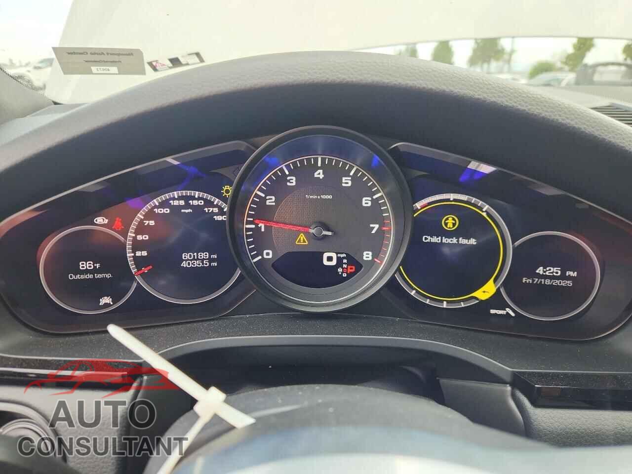 PORSCHE CAYENNE 2020 - WP1BB2AY8LDA57965
